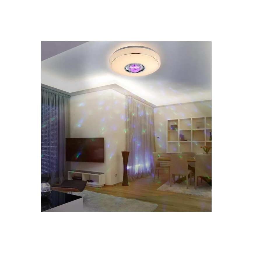 Plafoniera LED RGB Dimmerabile MAGIC DISCO LED/18W/230V + telecomando