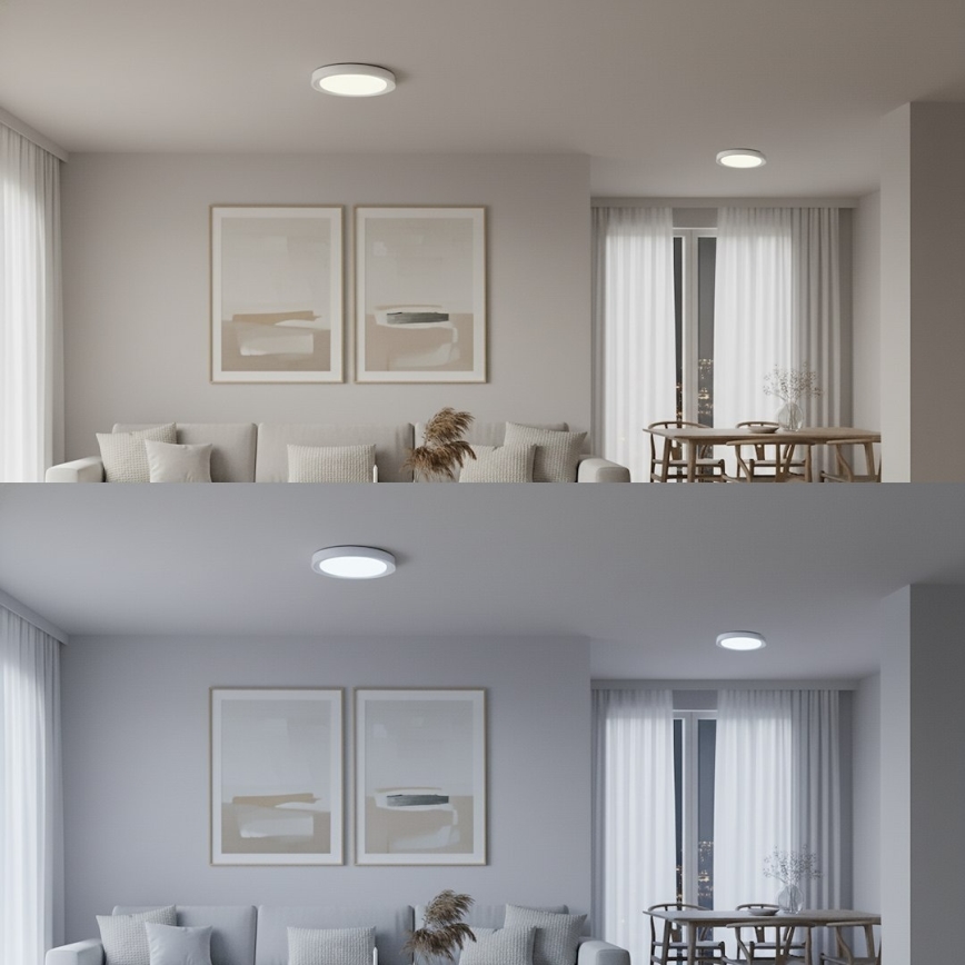Plafoniera dimmerabile LED RGBW MELO LED/36W/230V 3000-6000K Ø 39 cm bianca + telecomando