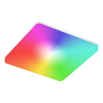 Plafoniera LED RGBW dimmerabile per bagno LED/24W/230V 3000-6500K 33x33 cm IP54 bianca Wi-Fi Tuya