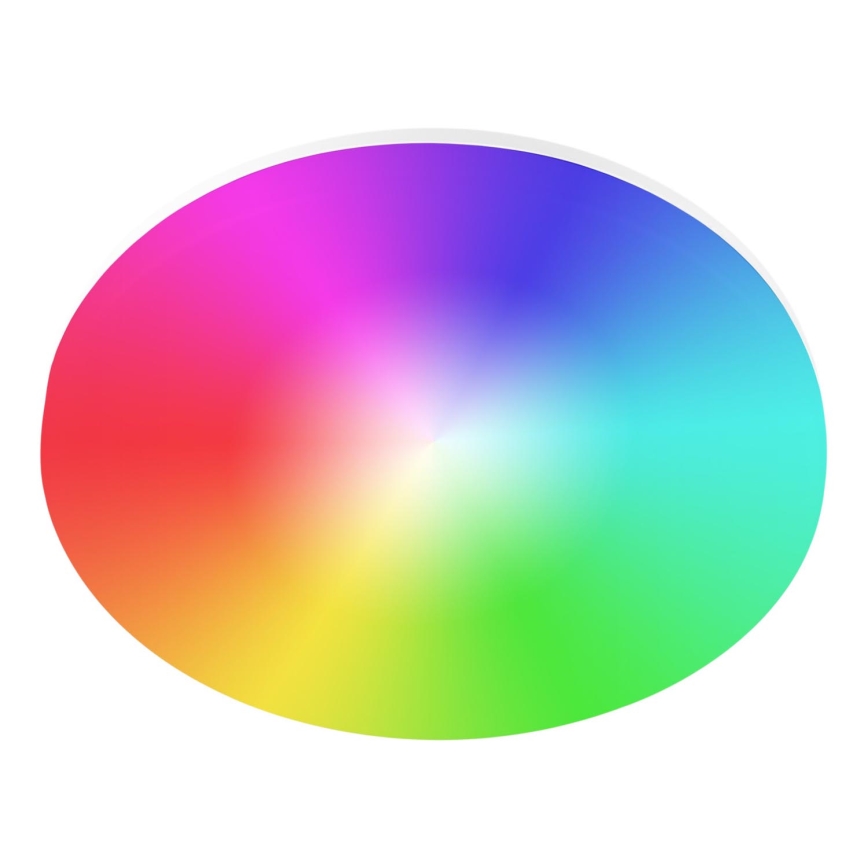 Plafoniera LED RGBW dimmerabile per bagno LED/24W/230V 3000-6500K Ø 33 cm IP54 bianca Wi-Fi