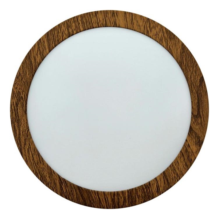 Plafoniera LED RING LED/12W/230V 4200K diametro 16 cm marrone