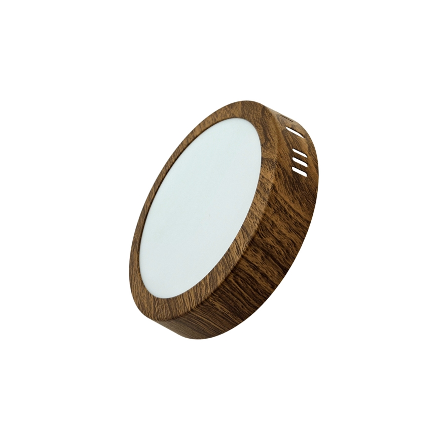 Plafoniera LED RING LED/12W/230V 4200K diametro 16 cm marrone