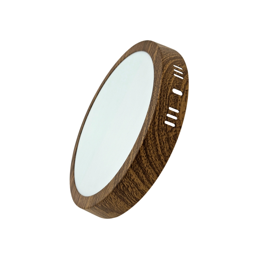 Plafoniera LED RING LED/18W/230V 4200K diametro 21 cm marrone