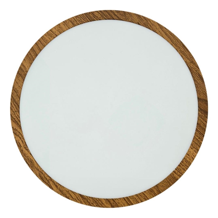 Plafoniera LED RING LED/24W/230V 4200K diametro 28,5 cm marrone