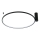 Plafoniera LED RING S LED/34W/230V 3000/4000/6000K Ø 60 cm nero