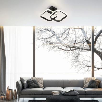 Plafoniera LED ROBERT LED/25W/230V 25x38 cm nera
