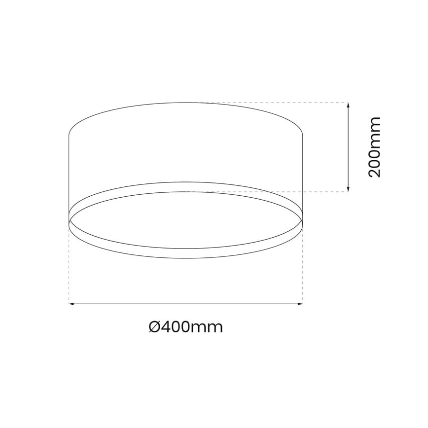 Plafoniera LED RONDO LED/18W/230V verde