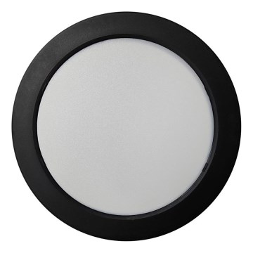 Plafoniera LED ROUND LED/18W/230V 4000K diametro 21,7 cm nero
