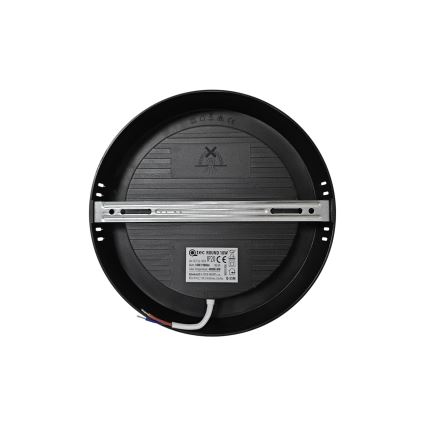 Plafoniera LED ROUND LED/18W/230V 4000K diametro 21,7 cm nero