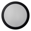 Plafoniera LED ROUND LED/24W/230V 4000K diametro 28,8 cm nero