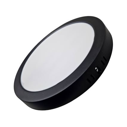 Plafoniera LED ROUND LED/24W/230V 4000K diametro 28,8 cm nero