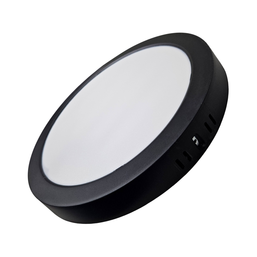 Plafoniera LED ROUND LED/24W/230V 4000K diametro 28,8 cm nero