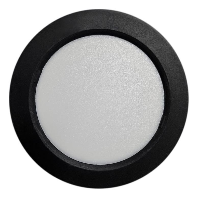 Plafoniera LED ROUND LED/6W/230V 4000K diametro 12,1 cm nero
