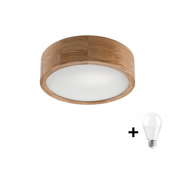 Plafoniera LED ROVERE 1xE27/10W/230V rovere d. 27 cm