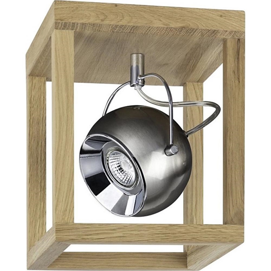 Plafoniera LED ROY 1xGU10/5W/230V quercia opaco