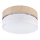 Plafoniera LED SIRJA BOHO LED/20W/230V 4000K Ø 35 cm beige/bianco