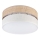 Plafoniera LED SIRJA BOHO LED/20W/230V 4000K Ø 35 cm beige/crema