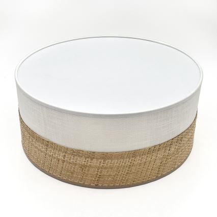 Plafoniera LED SIRJA BOHO LED/20W/230V 4000K Ø 35 cm beige/bianco