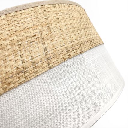 Plafoniera LED SIRJA BOHO LED/20W/230V 4000K Ø 35 cm beige/bianco