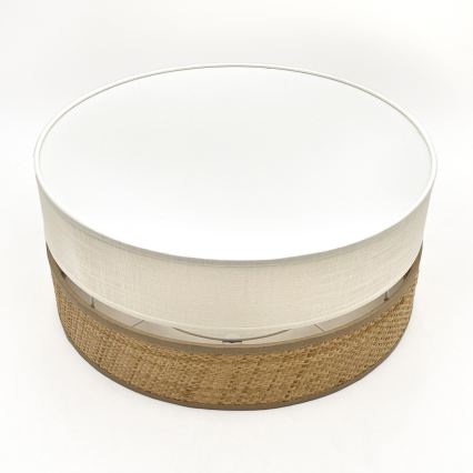 Plafoniera LED SIRJA BOHO LED/20W/230V 4000K Ø 35 cm beige/crema