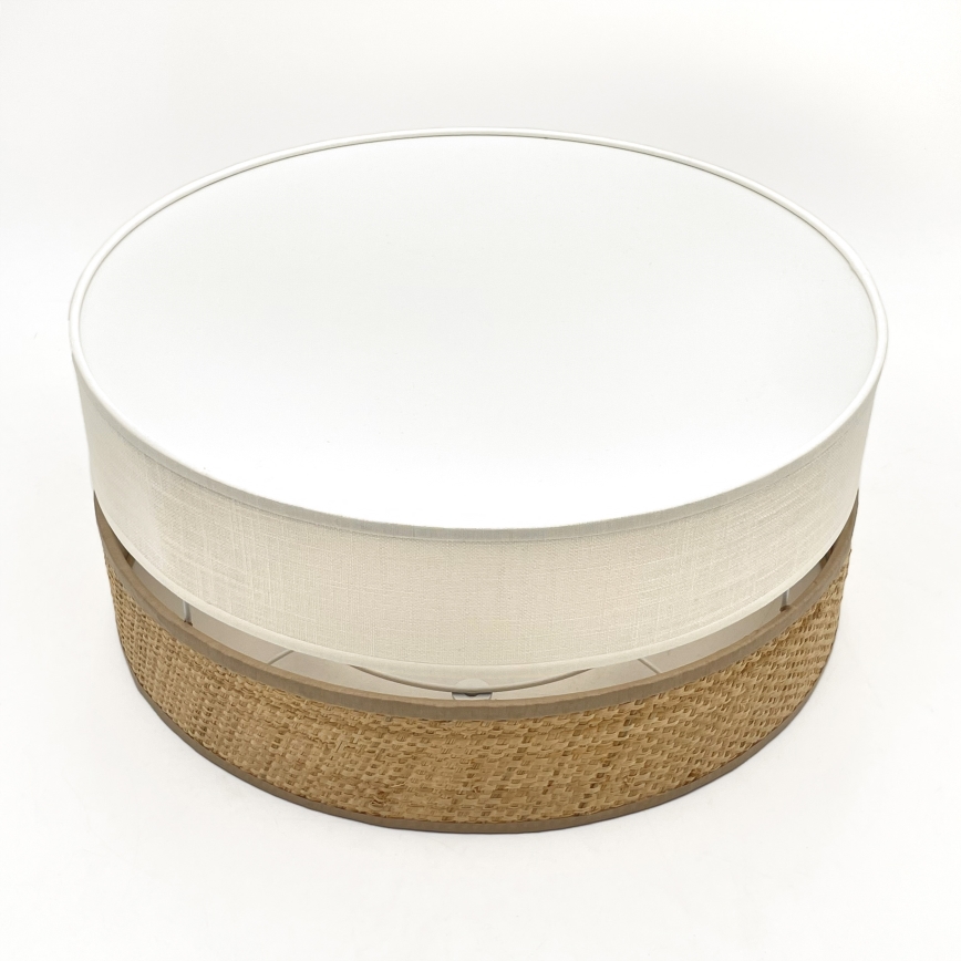 Plafoniera LED SIRJA BOHO LED/20W/230V 4000K Ø 35 cm beige/crema