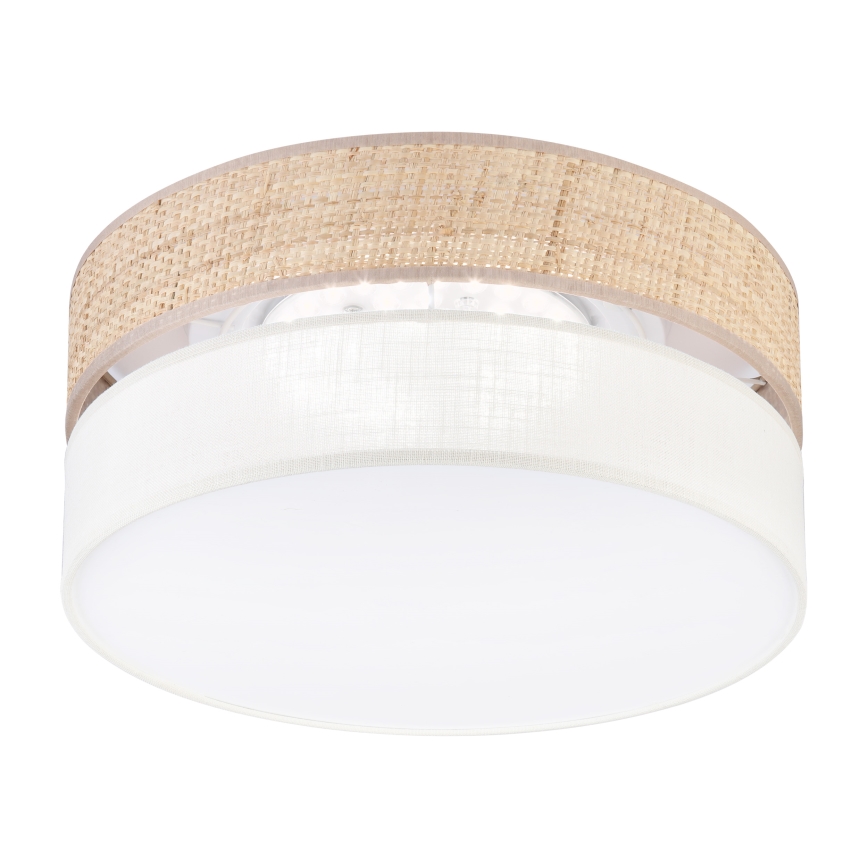 Plafoniera LED SIRJA BOHO LED/20W/230V 4000K Ø 35 cm beige/crema
