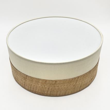 Plafoniera LED SIRJA BOHO LED/20W/230V 4000K Ø 35 cm beige/crema