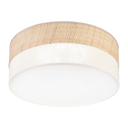 Plafoniera LED SIRJA BOHO LED/20W/230V 4000K Ø 35 cm beige/crema
