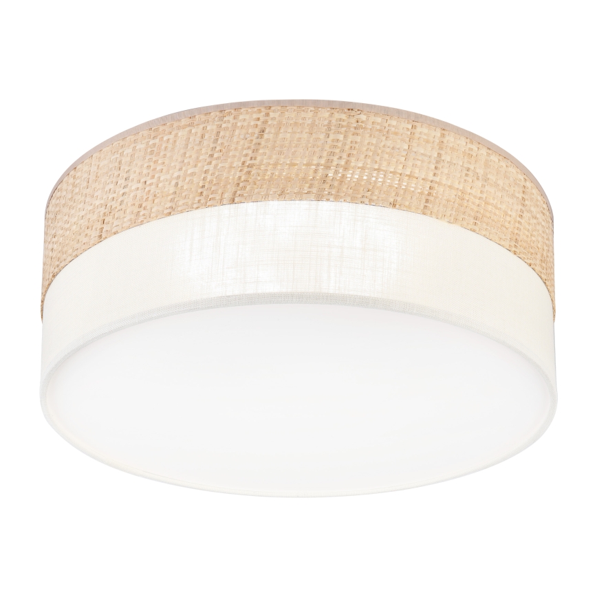 Plafoniera LED SIRJA BOHO LED/20W/230V 4000K Ø 35 cm beige/crema