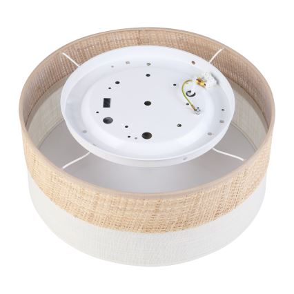 Plafoniera LED SIRJA BOHO LED/20W/230V 4000K Ø 35 cm beige/crema