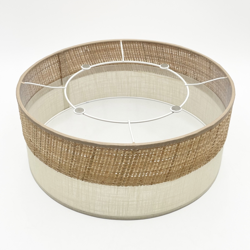 Plafoniera LED SIRJA BOHO LED/20W/230V 4000K Ø 35 cm beige/crema