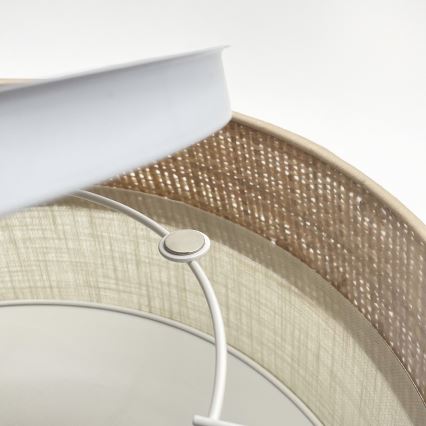 Plafoniera LED SIRJA BOHO LED/20W/230V 4000K Ø 35 cm beige/crema