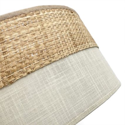 Plafoniera LED SIRJA BOHO LED/20W/230V 4000K Ø 35 cm beige/crema