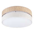 Plafoniera LED SIRJA BOHO LED/36W/230V 4000K diam. 45 cm beige/crema