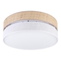 Plafoniera LED SIRJA BOHO LED/36W/230V 4000K Ø 45 cm beige/bianco