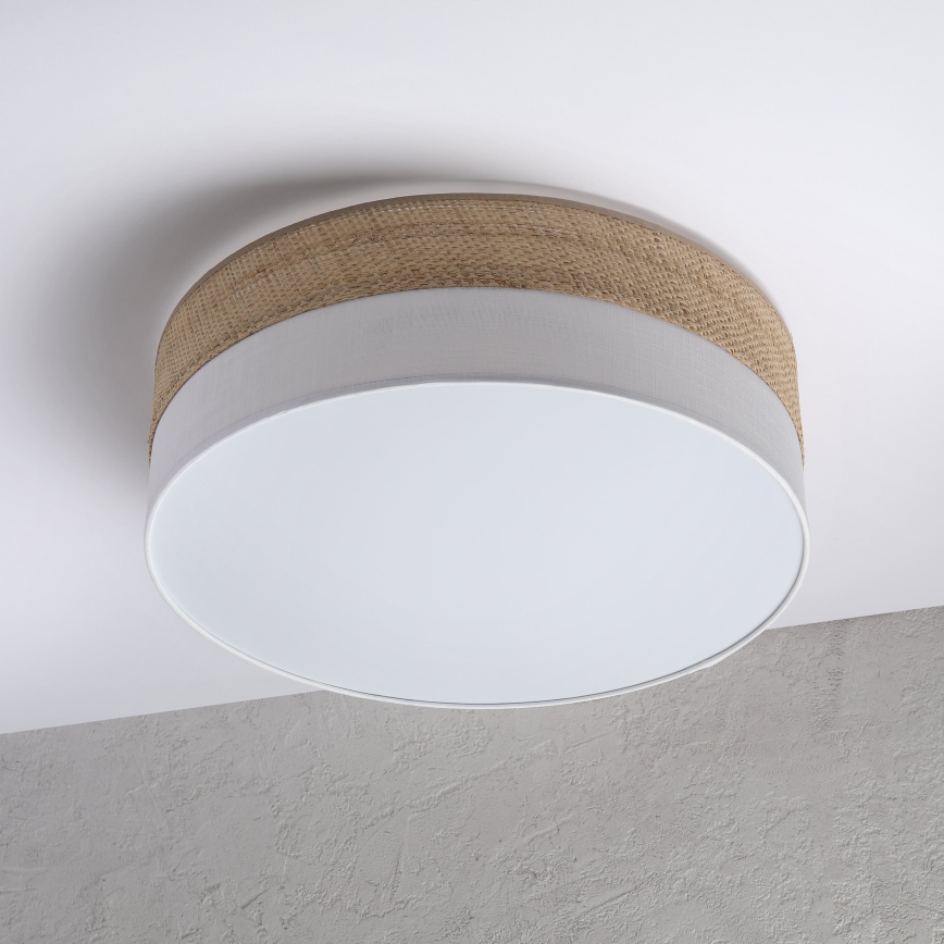 Lampada da soffitto LED SIRJA BOHO LED/36W/230V 4000K Ø 45 cm beige/bianco