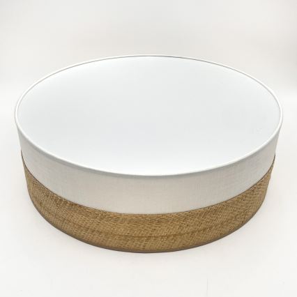 Lampada da soffitto LED SIRJA BOHO LED/36W/230V 4000K Ø 45 cm beige/bianco