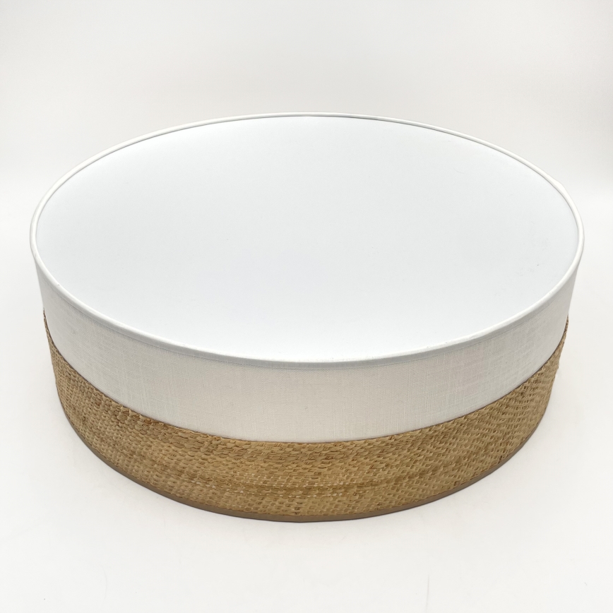 Lampada da soffitto LED SIRJA BOHO LED/36W/230V 4000K Ø 45 cm beige/bianco