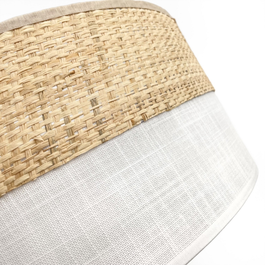 Lampada da soffitto LED SIRJA BOHO LED/36W/230V 4000K Ø 45 cm beige/bianco