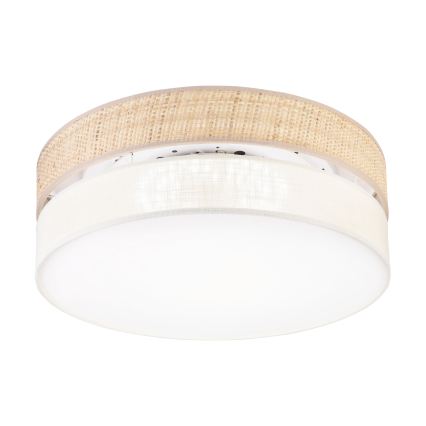 Plafoniera LED SIRJA BOHO LED/36W/230V 4000K diam. 45 cm beige/crema
