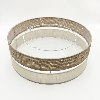 Plafoniera LED SIRJA BOHO LED/36W/230V 4000K diam. 45 cm beige/crema