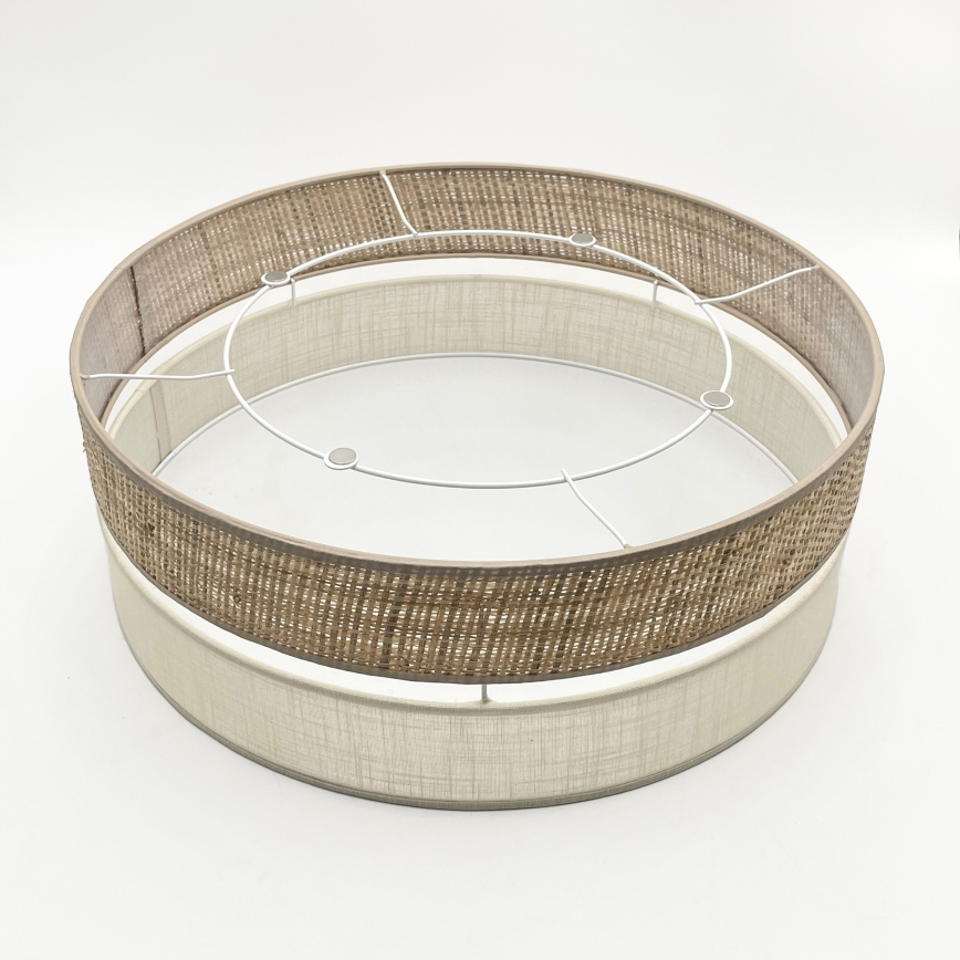 Plafoniera LED SIRJA BOHO LED/36W/230V 4000K diam. 45 cm beige/crema