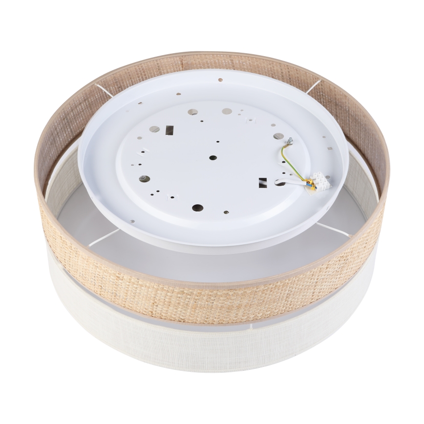 Plafoniera LED SIRJA BOHO LED/36W/230V 4000K diam. 45 cm beige/crema