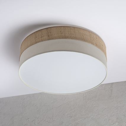 Plafoniera LED SIRJA BOHO LED/36W/230V 4000K Ø 45 cm beige/crema