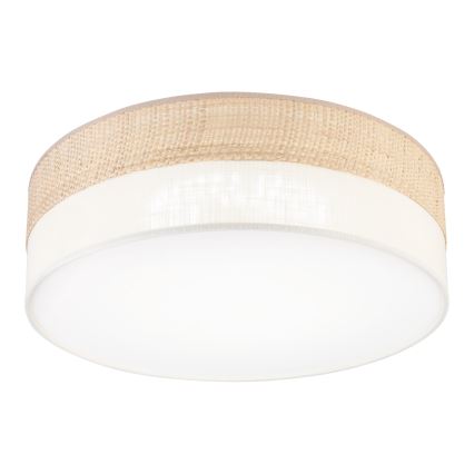Plafoniera LED SIRJA BOHO LED/36W/230V 4000K Ø 45 cm beige/crema