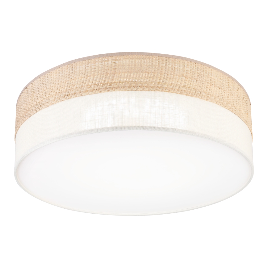 Plafoniera LED SIRJA BOHO LED/36W/230V 4000K Ø 45 cm beige/crema