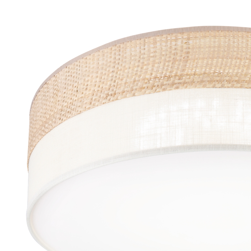 Plafoniera LED SIRJA BOHO LED/36W/230V 4000K Ø 45 cm beige/crema