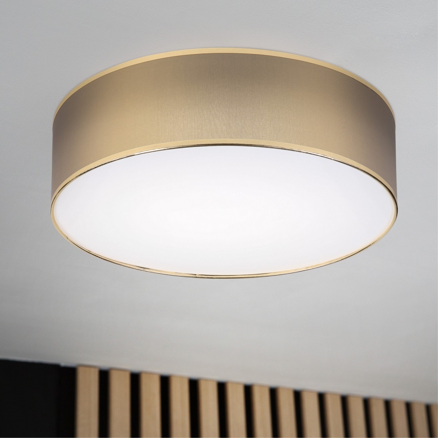 Plafoniera LED SIRJA LED/36W/230V 4000K Ø 45 cm marrone/oro