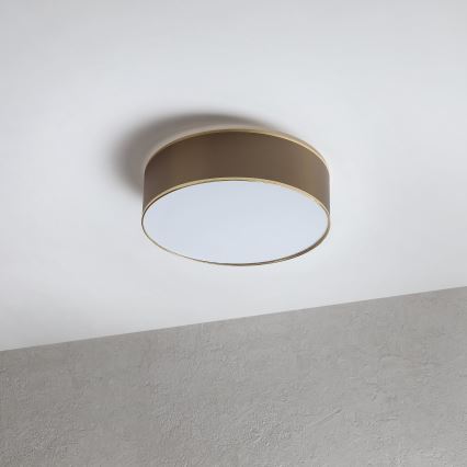 Plafoniera LED SIRJA LED/36W/230V 4000K Ø 45 cm marrone/oro