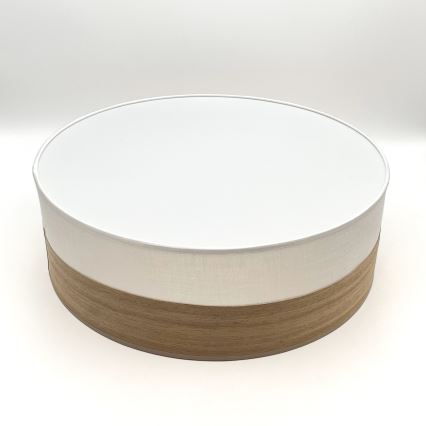 Plafoniera LED SIRJA WOOD LED/36W/230V diametro 45 cm bianco/quercia